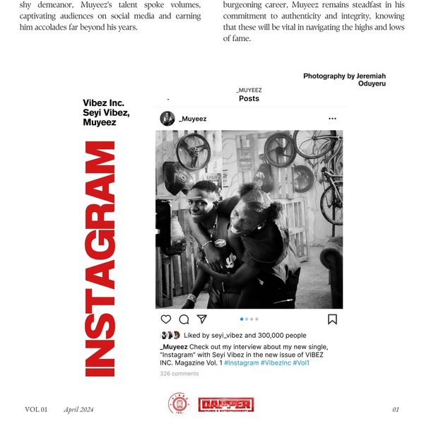 Muyeez - Instagram ft. Seyi Vibez